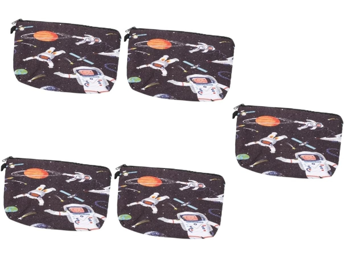 Neceser Multifuncional De Viaje De 5 Piezas Con Estampado Para Cosméticos Y Otros Artículos.