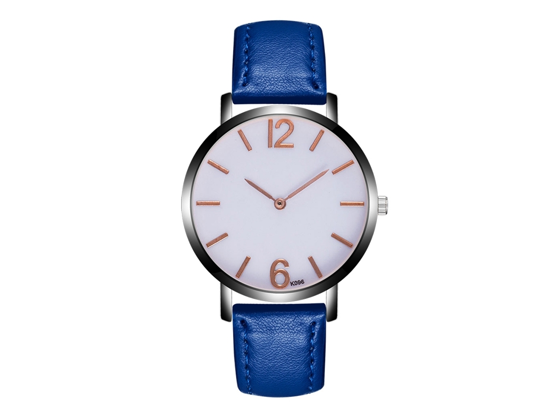 Reloj De Pulsera Unisex De Cuarzo, Modelo K096-h, Color Azul.