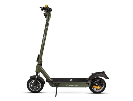Patinete Eléctrico SMARTGYRO K2 Army Certificado/ Motor 800W/ Ruedas 10/ 25Km/H /Autonomía 50Km/ Verde