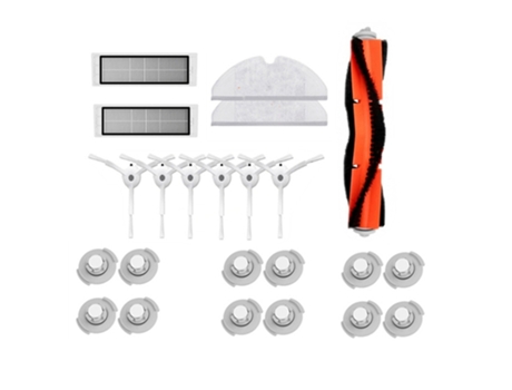 23 piezas para Xiaomi Roborock S50 S51 S5 piezas de fregona cepillo principal cepillo lateral de filtro Hepa para aspiradora Xiaomi