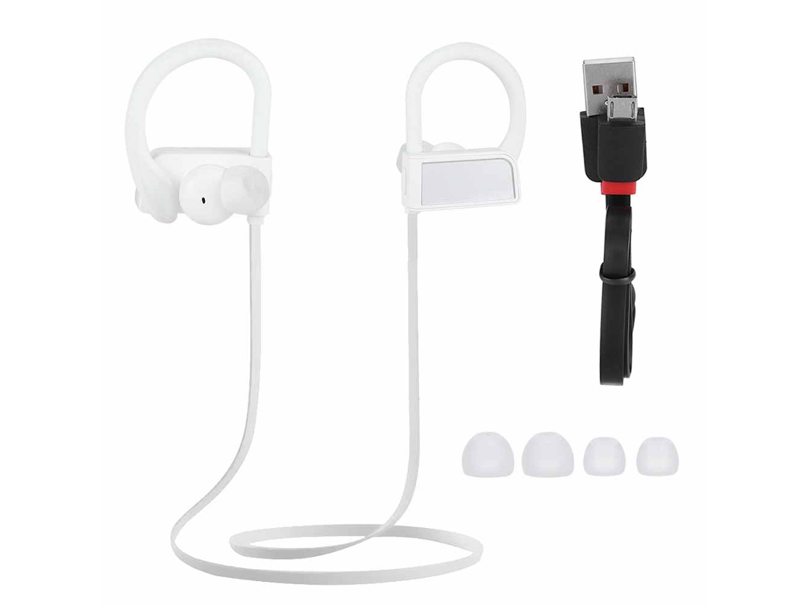 Auriculares Bluetooth Deportivos Estéreo Inalámbricos Fineblue Fa80 (plata)