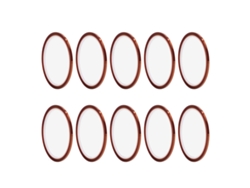 10 rollos de cinta resistente a altas temperaturas para sublimación, de 33 m de largo y 3 mm de ancho para máquinas de prensado térmico.