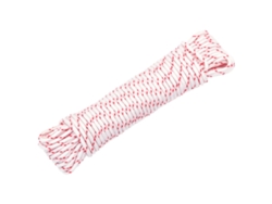Cordón De Arranque Nailon Blanco Y Rojo Ø3 Mm 10 M