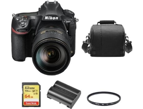 Kit Cámara Réflex NIKON D850 AF-S 24-120MM F4G ED VR + Tarjeta SD de 64GB + Funda para cámara + Bateria EN-EL15A + Filtro HOYA UX UV 77mm