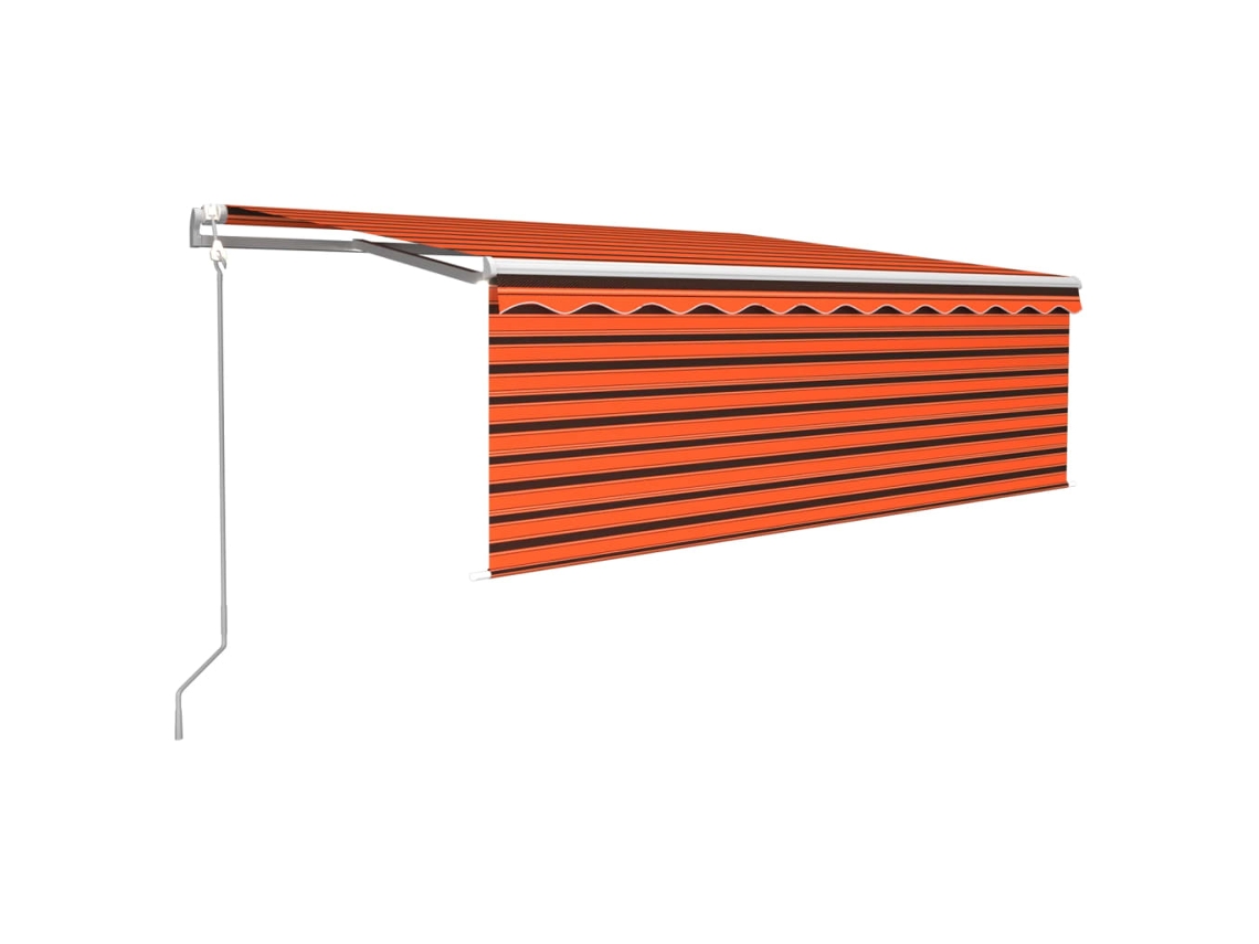 Toldo retráctil VIDAXL Multicolor Aluminio (4,5x3 m)
