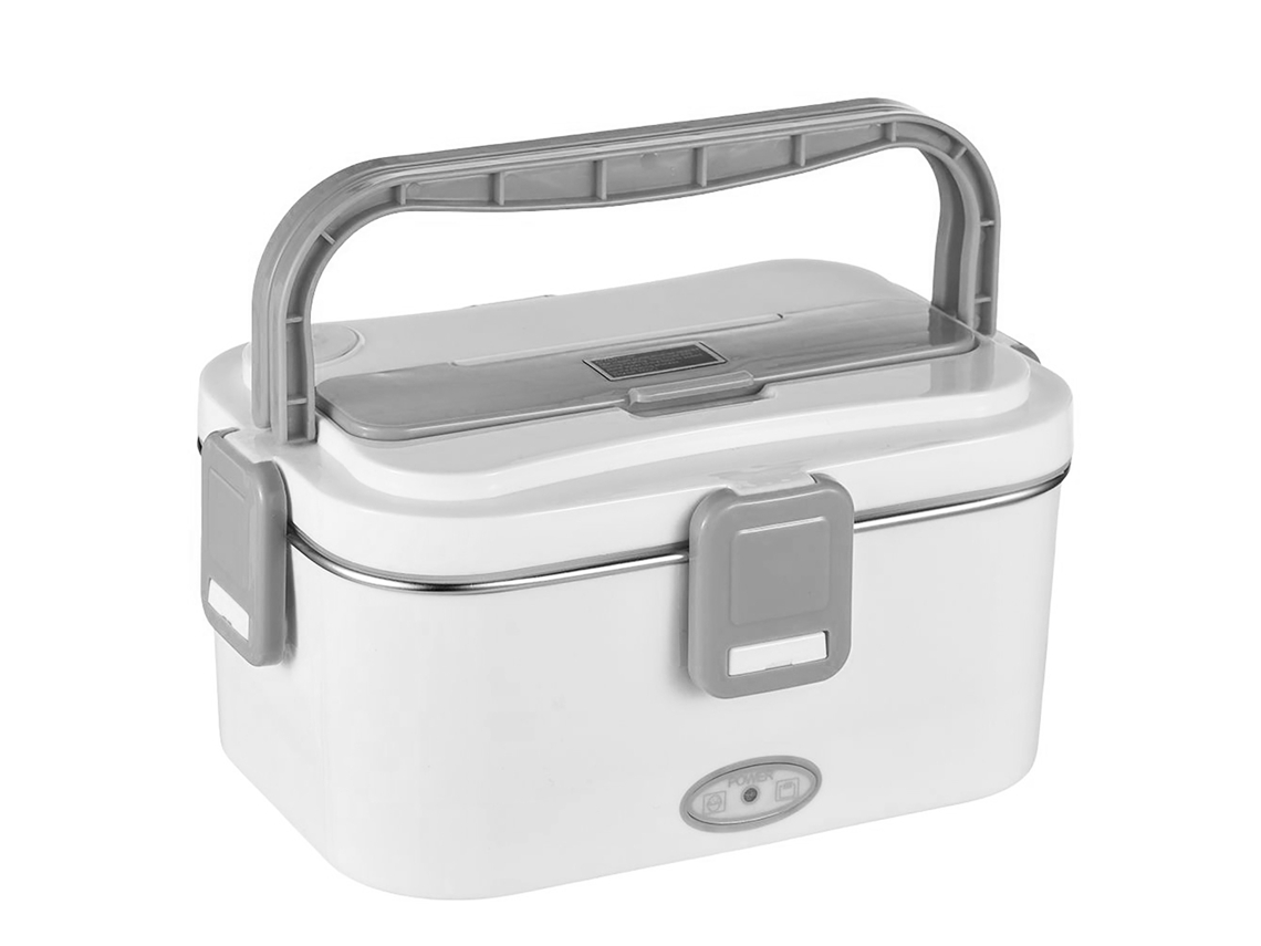 Nevera Portátil Eléctrica De 1,8 L Y 60 W, De Acero Inoxidable, Con Doble Fuente De Alimentación (110/220 V + 12 V/24 V), Incluye Cuchara Y Tenedor.