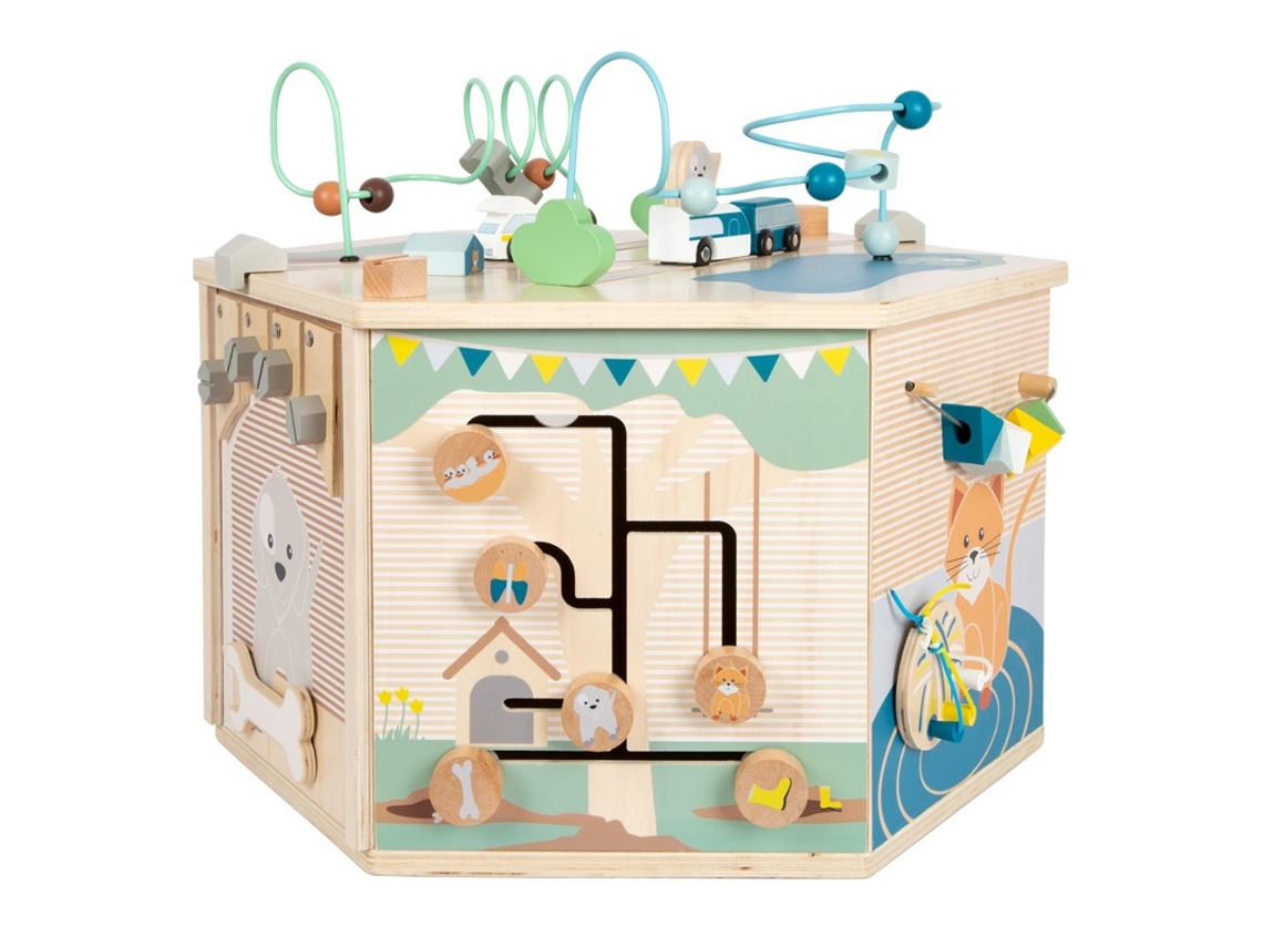 Juego Educativo SMALL FOOT COMPANYXxl Pets Motor Activity Cube (Edad Mínima Recomendada: 1 año)