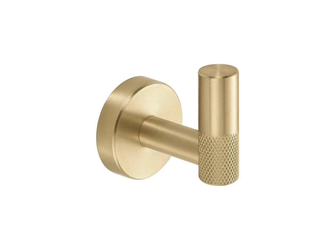 Percha De Baño Rea  6606 Modern Brush Gold