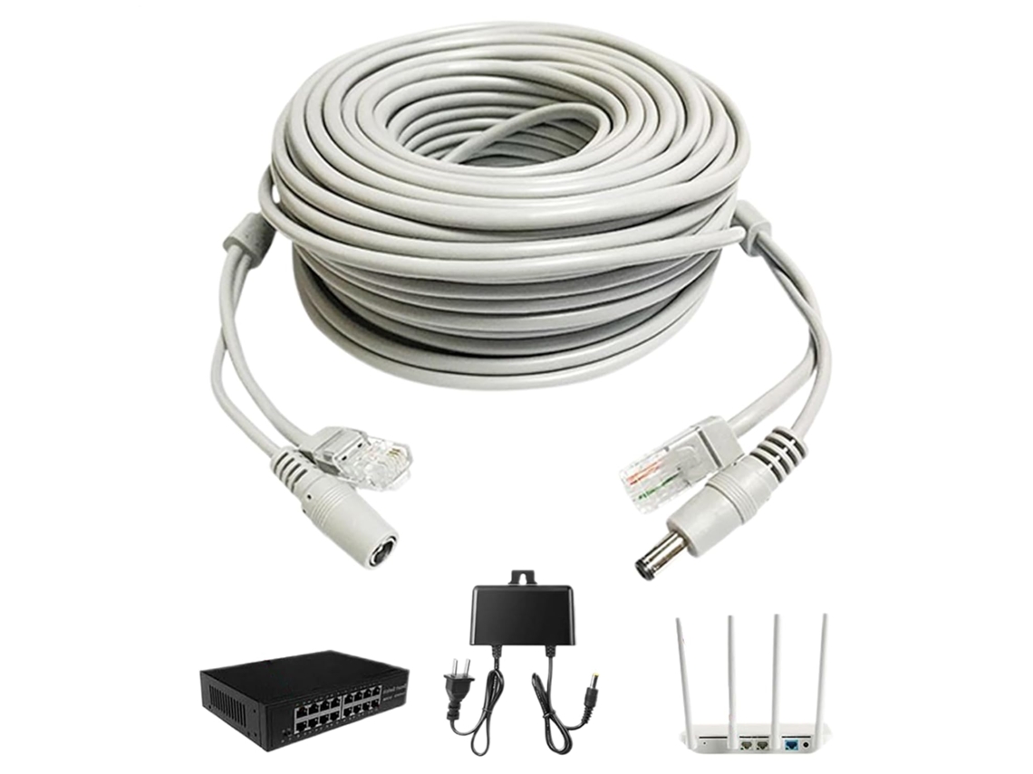 Cable De Red Largo Ethernet De Alta Velocidad, Cable Profesional Y Duradero