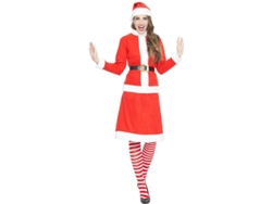 Disfraz de Mujer DISFRAZZES Mamá Noel O Miss Santa Claus (Talla: S)