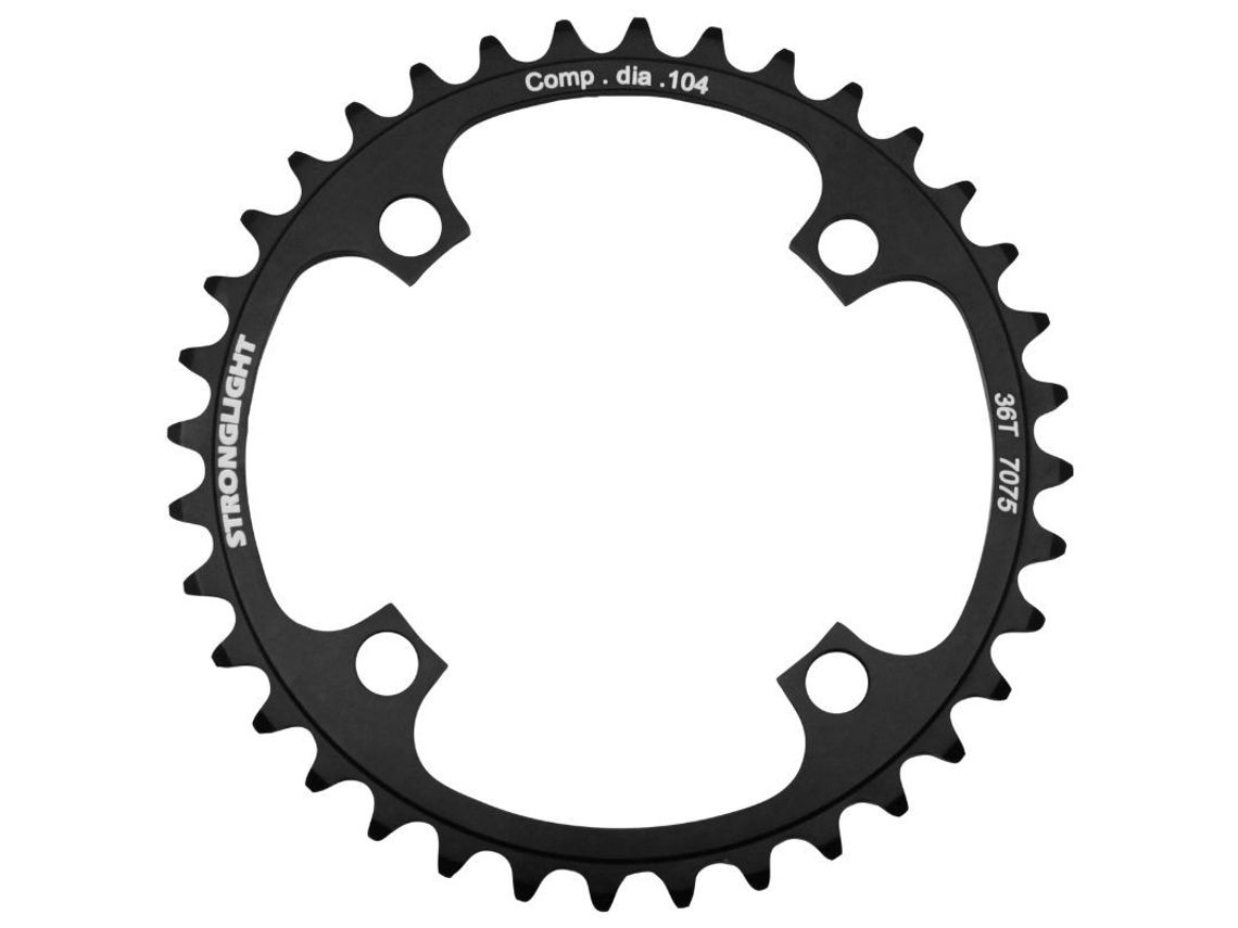 Plato mono MTB STRONGLIGHT 4BRA 7075 8-9V.