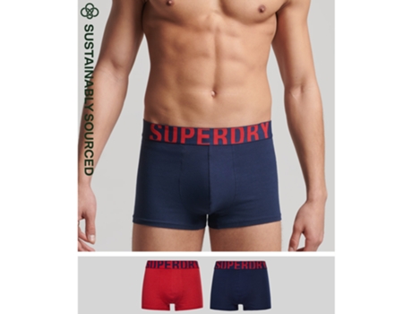 Juego de Boxers para Hombre SUPERDRY (2XL - Algodón - Multicolor)