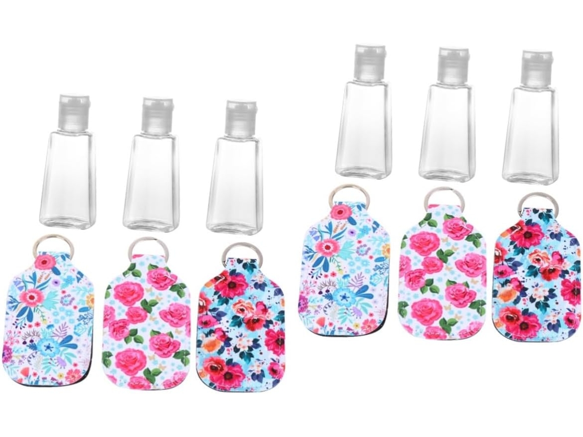 Conjunto De 12 Frascos De Perfume Com Capas De Neoprene, Recipientes Portáteis E Recarregáveis.