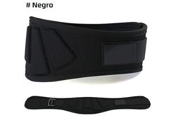 Cinturón de levantamiento de pesas para entrenamiento en gimnasio, soporte lumbar, levantamiento de pesas. Mdug (negro, talla XL)