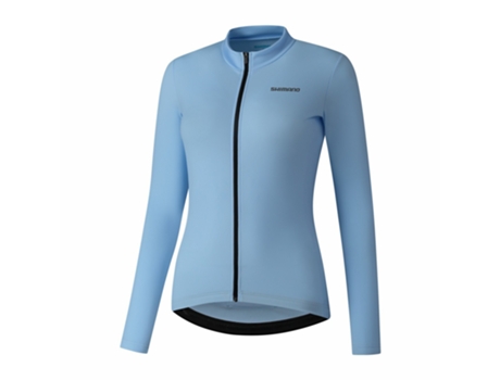 Camiseta de Mujer SHIMANO Maillot Larga Element Azul (M)