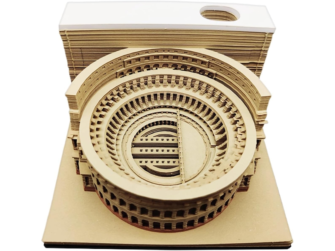 Calendario Recordatorio 3d 2026, Mini De Escritorio Con Hojas Desprendibles, Con Para Seguimiento