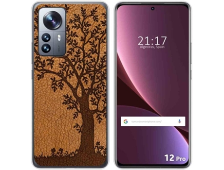 Carcasa para Xiaomi 12 Pro 5G TUMUNDOSMARTPHONE Dibujos Cuero 03 Multicolor