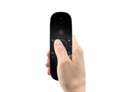Teclado y ratón inalámbricos de 2,4 G para TV, PC y Android Box, Plug and Play, luz dorada