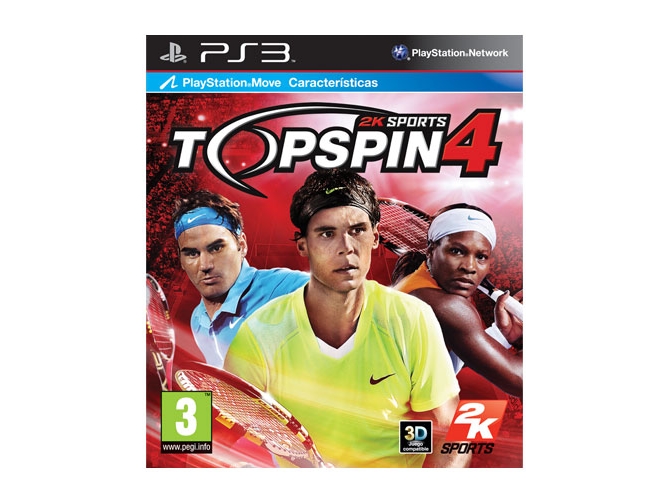 Juego PS3 Top Spin 4