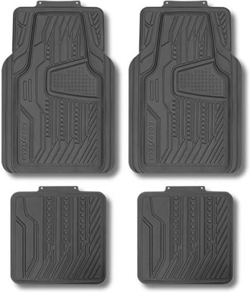 Goodyear Alfombra De goma 4 piezas negro america juego pvc 64 47 1