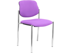 Silla de Confidente PIQUERAS Y CRESPO Villalgordo Lila y Chasis Cromo