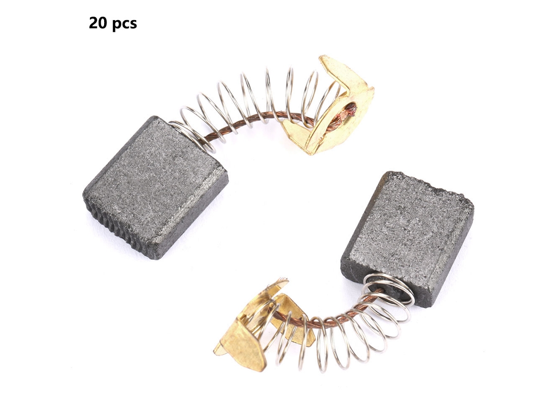 20 Escobillas De Carbón De Repuesto Para Motor Eléctrico 153 (6*13*17 Mm)