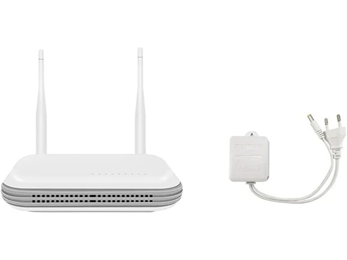 Grabador De Vídeo En Red (nvr) Wifi De 8 Canales, 265 Gb, Con Diseño Compacto Y Detección De Movimiento.