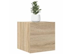 Mueble De Salón | Mueble Tv De Pared Roble Sonoma 30,5x30x30 Cm Wsd435367