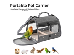 Transportín para loros Digitallab, totalmente ventilado, diseñado para viajar.