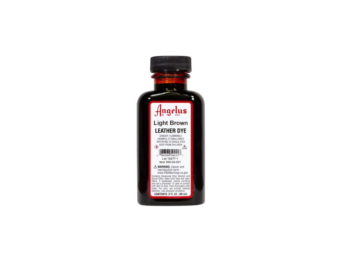 Tinte para cuero Angelus, color marrón claro, 88,9 ml