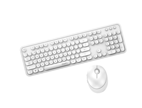 Ratón DOS (Inalámbrico - 1600 dpi) + Teclado
