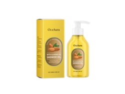 Aceite de ducha con aceite de coco natural y propiedades hidratantes.