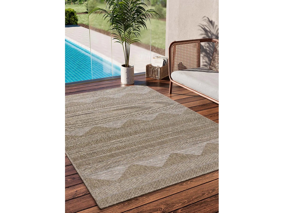 Alfombra Exterior Étnico - Atticgo - Oria Natural 190x290 Cm