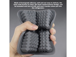 Moldes De Silicona Rectangulares Grandes Para Hielo, Reutilizables Para Whisky, Cócteles Y Con Formas Divertidas.