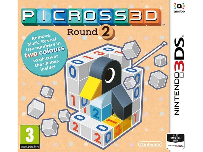 Juego Nintendo 3DS Picross 3D: Round 2