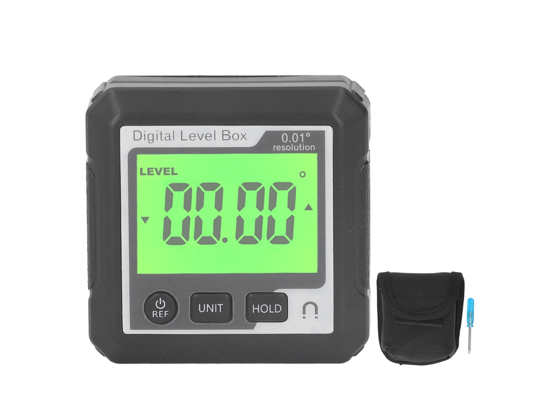 Nivel Digital Con Protector Magnético, Inclinómetro Portátil De Alta Precisión Para Construcción En Madera.