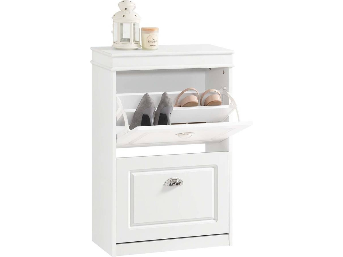 Zapatero SOBUY (Blanco - 54x24x83 cm)