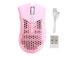 Ratón Inalámbrico Para Juegos Bm600 Rgb, 2,4 Ghz, Recargable, Hueco, 6 Botones