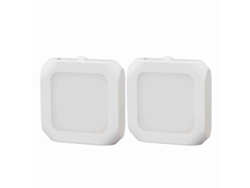 Rebe-2 Piezas Lámpara Nocturna Led Con Sensor De Luz, Enchufable, Dimmable, Luz Caliente, Sensor Automático Amanecer A Anochecer, Enchufe Británico