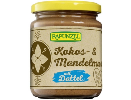 Crema de Almendras Tostadas, Coco y Dátil RAPUNZEL (250 g)