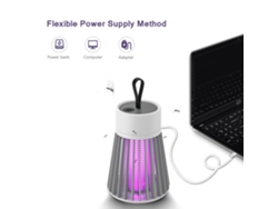 Lámpara Matamoscas Eléctrica Portátil Recargable Para El Hogar, Dormitorios Y Camping.