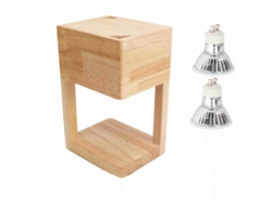 2026-lámpara Calientevelas Aromática De Madera Regulable Con Calefacción De Cera Perfumada Para Dormitorio 110‑240v Plug Uk