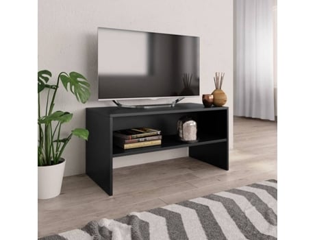 Mueble para la televisión VIDAXL Negro Madera contrachapada (80x40x40 cm)