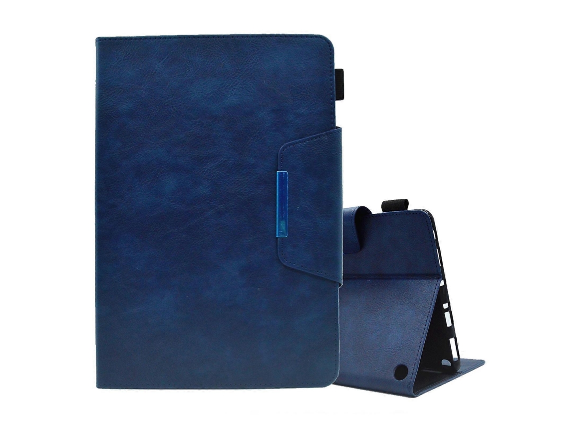 Funda de piel con cierre magnético y textura cruzada para Amazon Fire HD 8 2021/2022 Webake