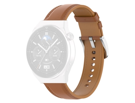 Correa de piel auténtica para Samsung Galaxy Watch 5 40mm/44mm/Watch 5 Pro 45mm/Watch4 40mm/44mm/Watch4 Classic 42mm - marrón oscuro