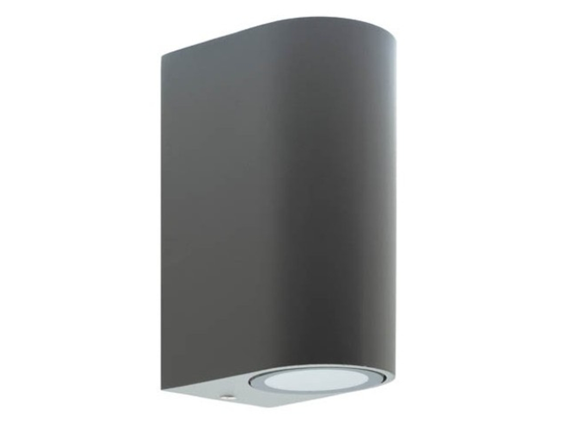 Spider-2D 2x35W GU10 IP44 Lámpara de pared gris VITOLIGHTING
