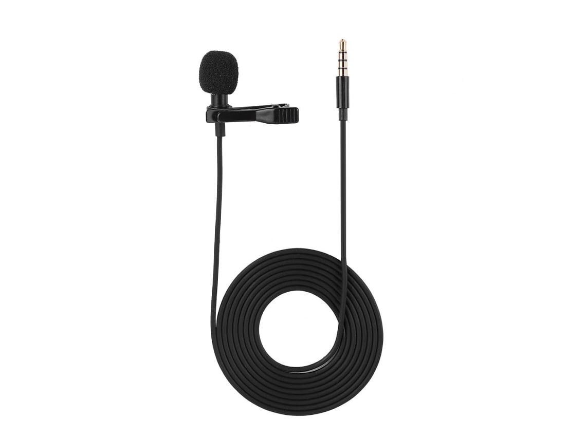 Micrófono De Condensador Lavalier Omnidireccional Para Smartphones Iphone, Samsung, Android Y Windows.