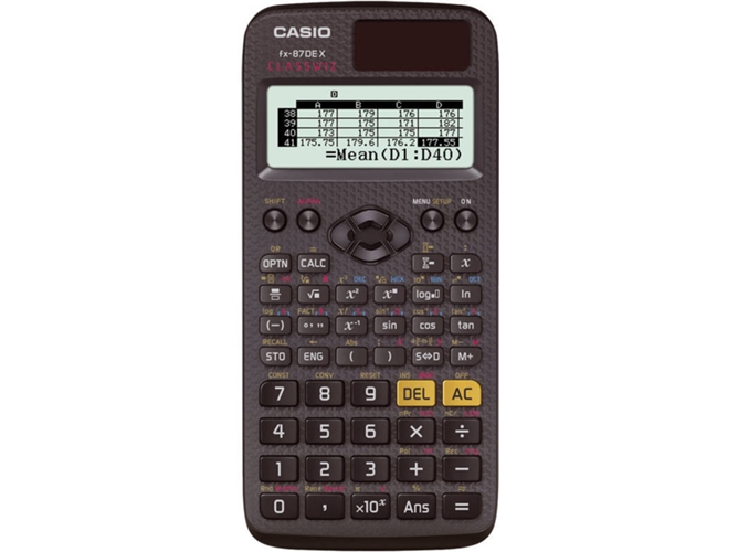 Calculadora Científica CASIO FX-87DE X Negro (12 dígitos)