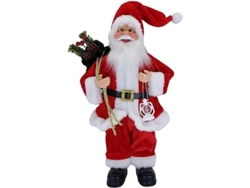 Adorno De Papá Noel De Pie De 30 Cm Para Decoración Navideña