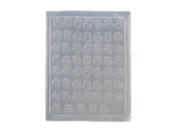 Molde de silicona multiusos para decoración de uñas con rosas, mariposas y más. Ideal para aficionados al nail art y para uso diario. Hengrongshen